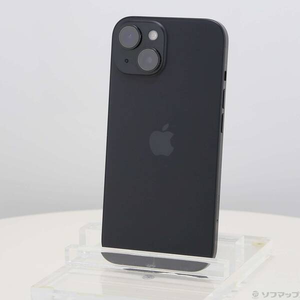 【中古】Apple(アップル) iPhone15 128GB ブラック MTMH3J／A SIMフリー 【269-ud】