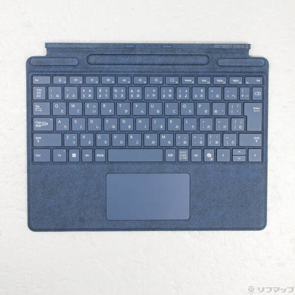 【中古】Microsoft(マイクロソフト) 〔見せびらかす品〕 Surface Pro 13in 鍵盤 (書き込み納める付き添い人／か細い書き込み付き添い人) サファイア EP2-00101 【377-ud】