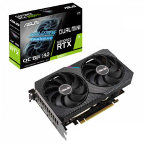 【中古】ASUS(エイスース) DUAL-RTX3060TI-O8G-MINI-V2 【297-ud】