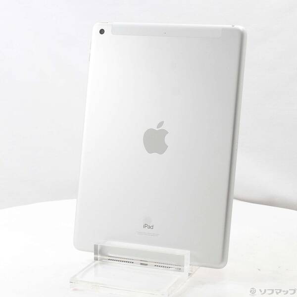 【中古】Apple(アップル) iPad 第9時人 64GB しろがね色 MK493J／A SoftBank鍵を掛ける取りけすSIM無償性 【348-ud】