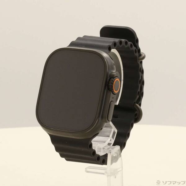 【中古】Apple(アップル) Apple Watch Ultra 3 GPS + Cellular 49mm ブラックチタニウムケース ブラックオーシャンバンド 【344-ud】