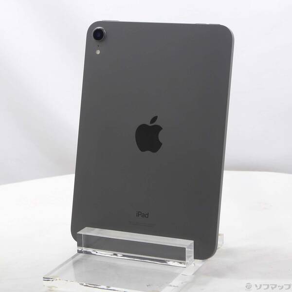 【中古】Apple(アップル) iPad mini 第6世代 64GB スペースグレイ MK7M3J／A Wi-Fi 【348-ud】