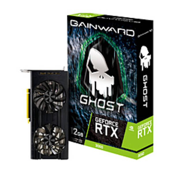 【中古】GAINWARD GEFORCE RTX 3060 GHOST 12GB 【262-ud】 グラフィックボード-パソコン・周辺機器-PCパーツ