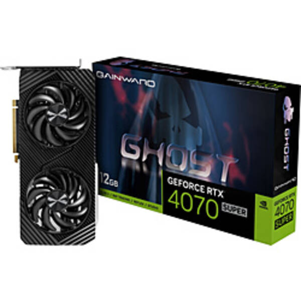 【中古】GAINWARD Gainward GeForce RTX 4070 SUPER Ghost NED407S019K9-1043B-G 【262-ud】