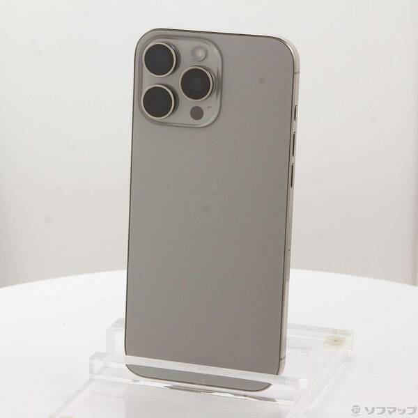 【中古】Apple(アップル) iPhone16 Pro Max 512GB ナチュラルチタニウム MYWP3J／A SIMフリー 【258-ud】