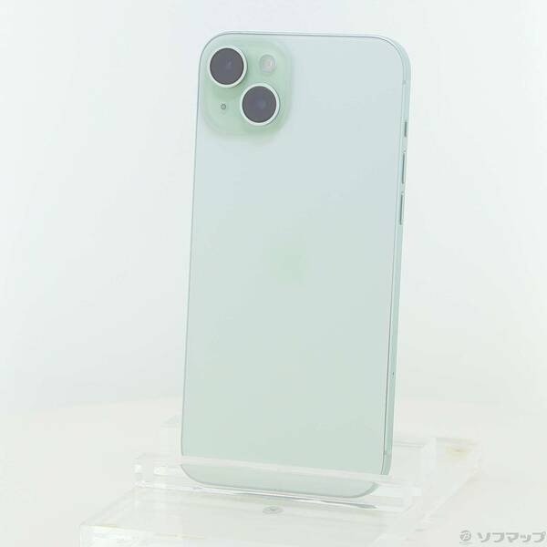 【中古】Apple(アップル) iPhone15 Plus 256GB 緑であること NU0Q3J／A SIM無償性 【276-ud】