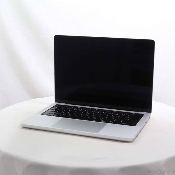 【中古】Apple(アップル) MacBook Pro 14.2-inch Late-2021 MKGR3J／A Apple M1 Pro 8コアCPU_14コアGPU 16GB SSD1TB シルバー 〔14.7 Sonoma〕 【258-ud】