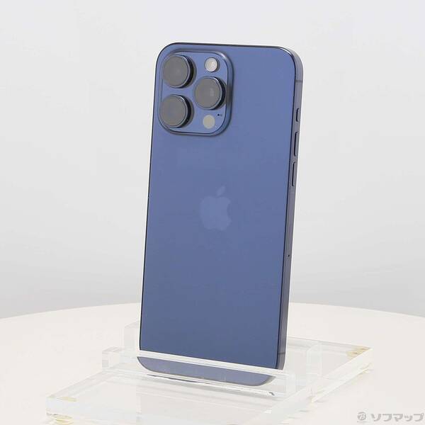【中古】Apple(アップル) iPhone15 Pro Max 512GB ブルーチタニウム MU6X3J／A SIMフリー 【297-ud】