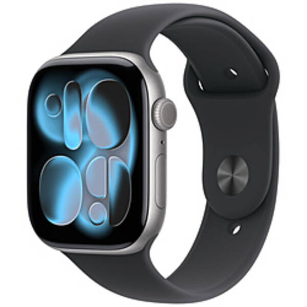 【中古】Apple(アップル) Apple Watch Series 11 GPS 46mm スペースグレイアルミニウムケース ブラックスポーツバンド 【258-ud】