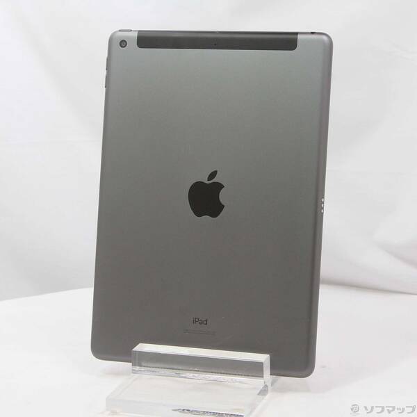 【中古】Apple(アップル) iPad 第7世代 32GB スペースグレイ MW6A2J／A docomoロック解除SIMフリー 【262-ud】