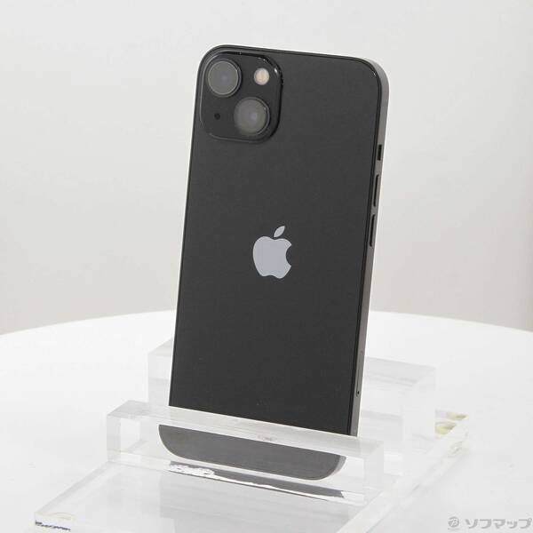 【中古】Apple(アップル) iPhone13 128GB ミッドナイト MLNC3J／A SIMフリー 【377-ud】