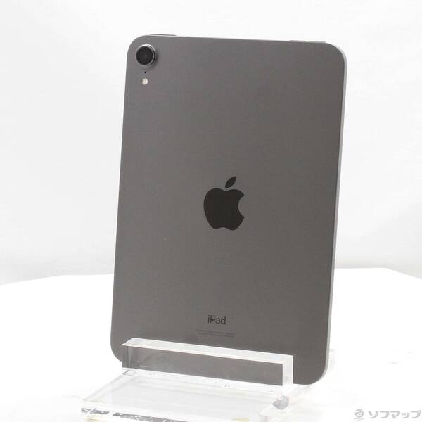 【中古】Apple(アップル) iPad mini 第6世代 64GB スペースグレイ MK7M3J／A Wi-Fi 【196-ud】