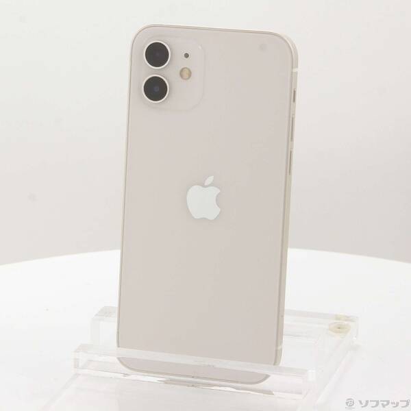 【中古】Apple(アップル) iPhone12 64GB ホワイト MGHP3J／A SIMフリー 【269-ud】