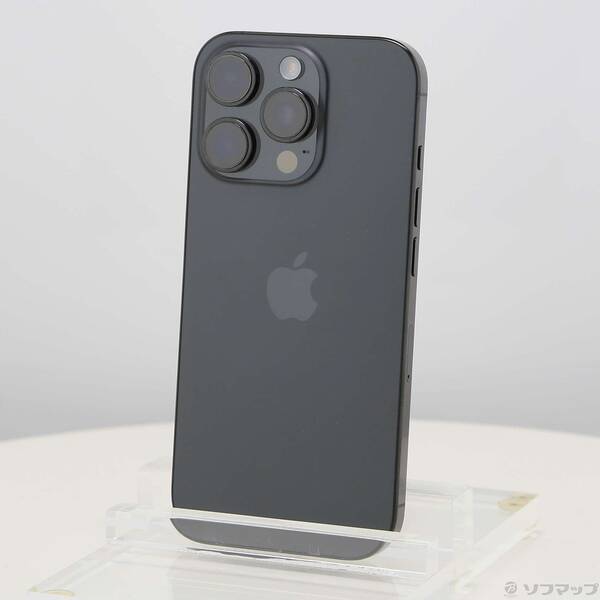 【中古】Apple(アップル) iPhone16 Pro 512GB ブラックチタニウム MYN43J／A SIMフリー 【276-ud】