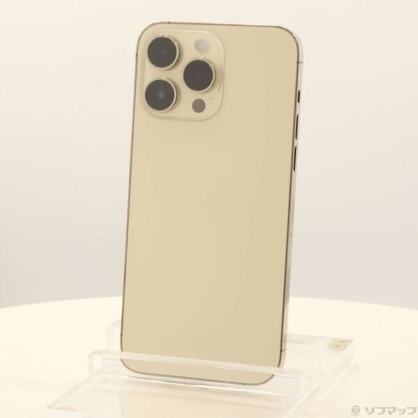 【中古】Apple(アップル) iPhone14 Pro Max 128GB ゴールド MQ983J／A SIMフリー 【262-ud】