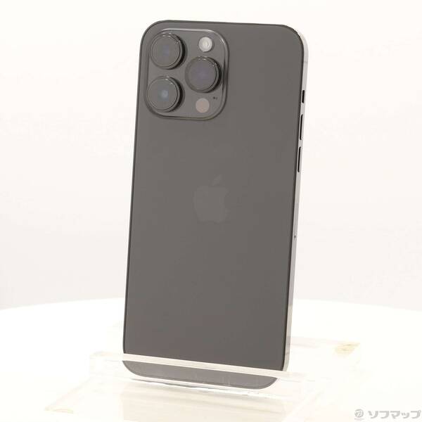【中古】Apple(アップル) iPhone14 Pro Max 128GB 空白文字黒いこと MQ963J／A SIM無償性 【276-ud】