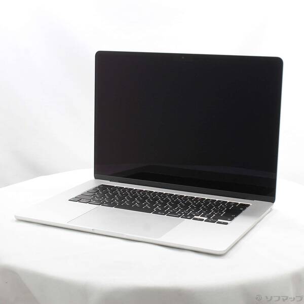 【中古】Apple(アップル) MacBook Air 15.3-inch Early-2025 MW1H3J／A Apple M4 10コアCPU_10コアGPU 16GB SSD512GB シルバー 〔15.7 Sequoia〕 【305-ud】