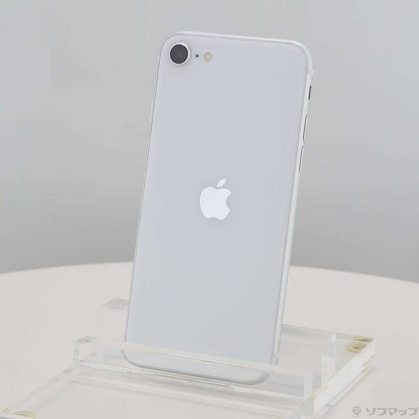 【中古】Apple(アップル) iPhone SE 第2世代 128GB ホワイト NXD12J／A SIMフリー 【377-ud】