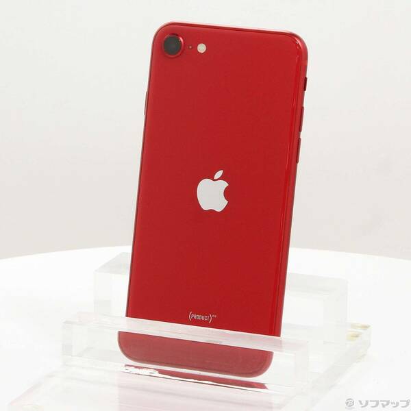 【中古】Apple(アップル) iPhone SE 第2世代 256GB プロダクトレッド MXVV2J／A SIMフリー 【262-ud】