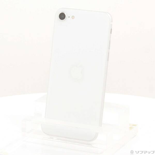 【中古】Apple(アップル) iPhone SE 第2世代 128GB ホワイト MXD12J／A SIMフリー 【295-ud】