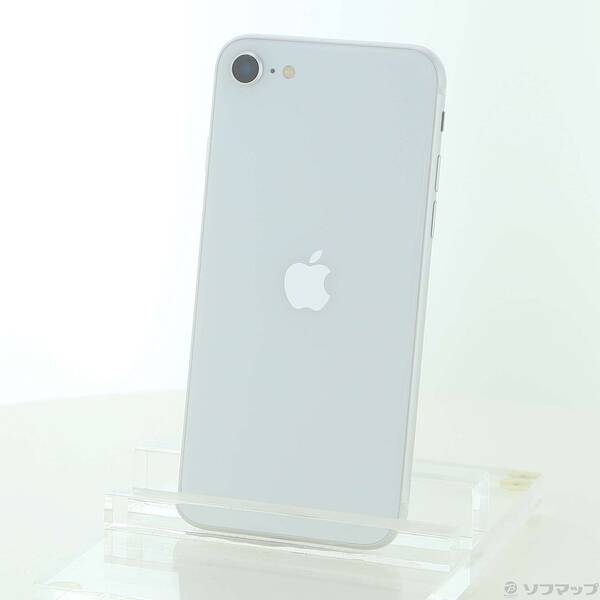 【中古】Apple(アップル) iPhone SE 第2世代 128GB ホワイト MXD12J／A SIMフリー 【196-ud】