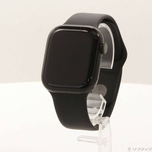 【中古】Apple(アップル) Apple Watch Series 10 GPS 42mm ジェットブラックアルミニウムケース ブラックスポーツバンド 【262-ud】