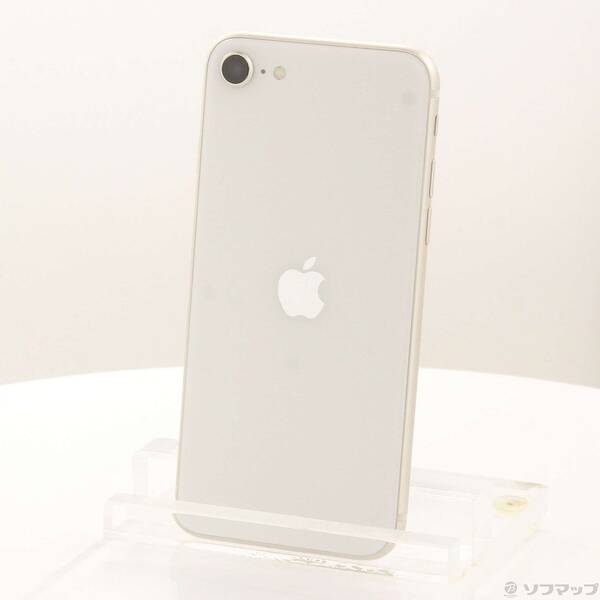 【中古】Apple(アップル) iPhone SE 第3世代 64GB スターライト MMYD3J／A SIMフリー 【377-ud】