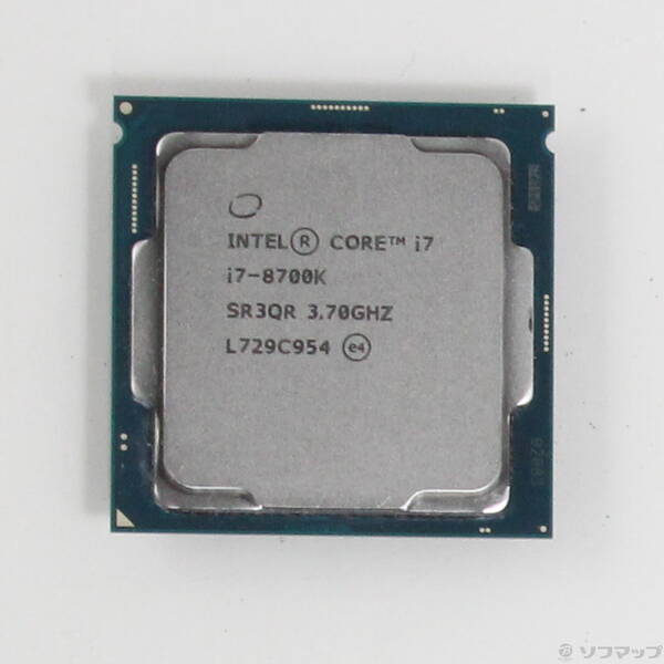 【中古】intel(インテル) Core i7 8700K 〔3.7GHz／LGA 1151〕 【344-ud】