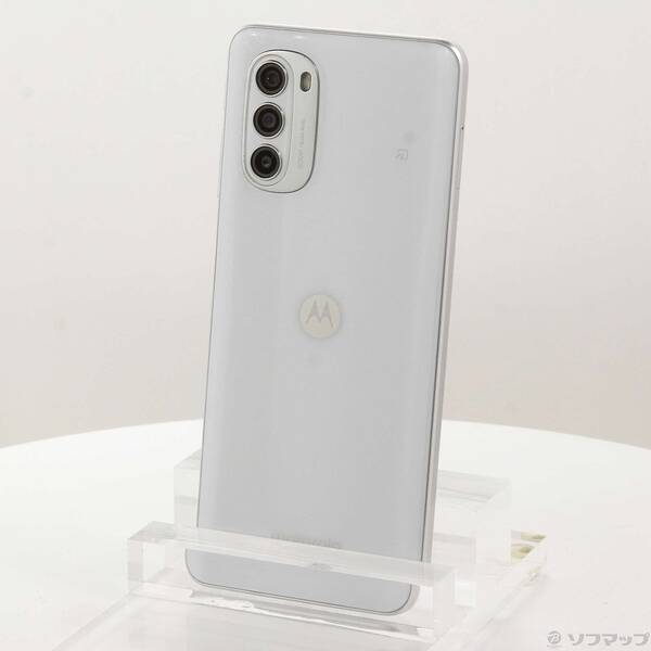 【中古】Motorola(モトローラ) moto g52j 5G 128GB パール白いこと PATM0001JP SIM無償性 【269-ud】