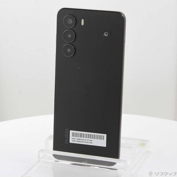 【中古】ZTE nubia S 5G 128GB 黒いこと A403ZT Y!mobile SIM無償性 【269-ud】