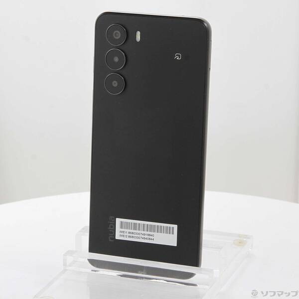 【中古】ZTE nubia S 5G 128GB 黒いこと A403ZT Y!mobile SIM無償性 【269-ud】