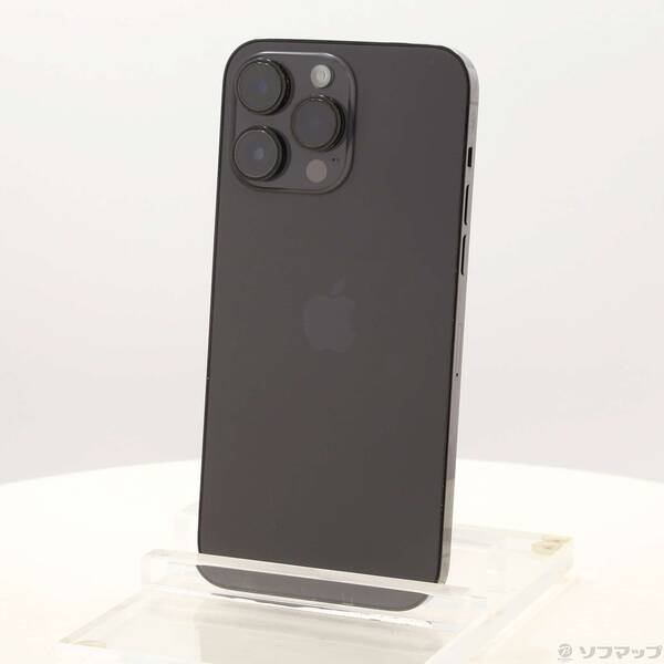 【中古】Apple(アップル) iPhone14 Pro Max 256GB 空白文字黒いこと MQ9A3J／A SIM無償性 【377-ud】