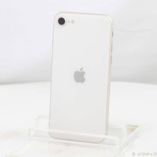 【中古】Apple(アップル) iPhone SE 第3世代 64GB スターライト MMYD3J/A SIMフリー 【377-ud】