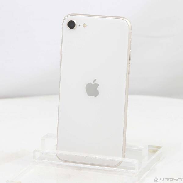 【中古】Apple(アップル) iPhone SE 第3世代 64GB スターライト MMYD3J/A SIMフリー 【377-ud】
