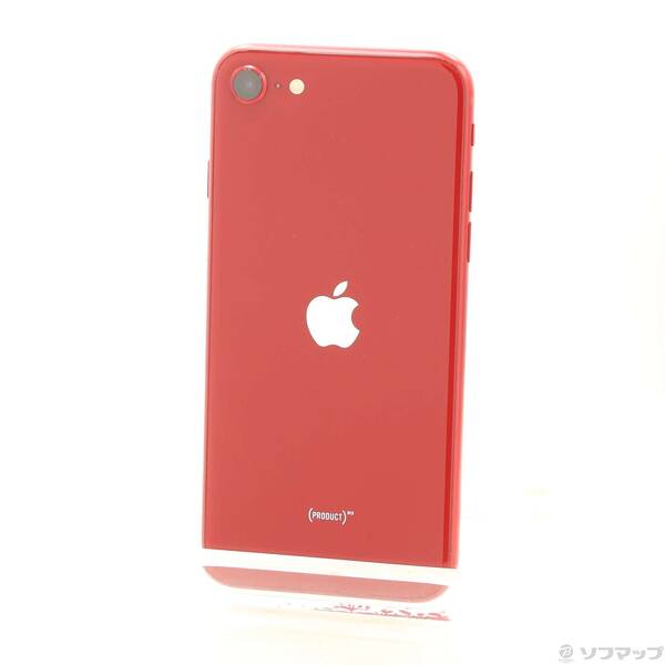 【中古】Apple(アップル) iPhone SE 第3世代 64GB プロダクトレッド MMYE3J/A SIMフリー 【377-ud】