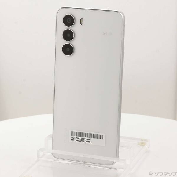 【中古】ZTE nubia S 5G 128GB 白いこと A403ZT Y!mobile SIM無償性 【269-ud】