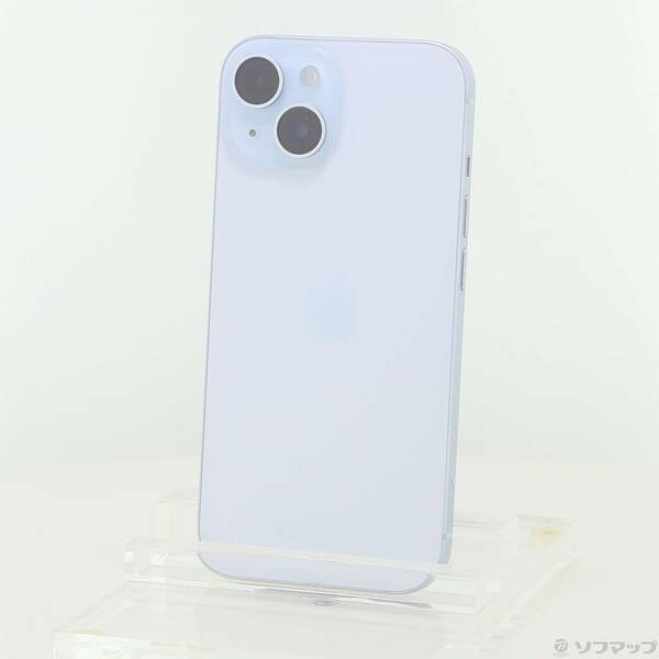 【中古】Apple(アップル) iPhone15 256GB ブルー MTMR3J/A SIMフリー 【349-ud】