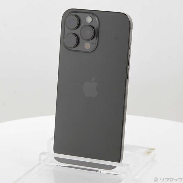 【中古】Apple(アップル) iPhone16 Pro Max 256GB ブラックチタニウム MYWG3J／A SIMフリー 【262-ud】
