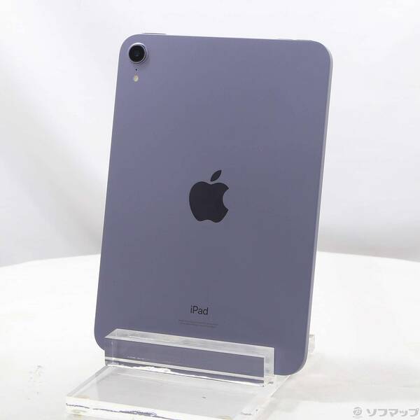 【中古】Apple(アップル) iPad mini 第6世代 64GB パープル MK7R3J／A Wi-Fi 【262-ud】