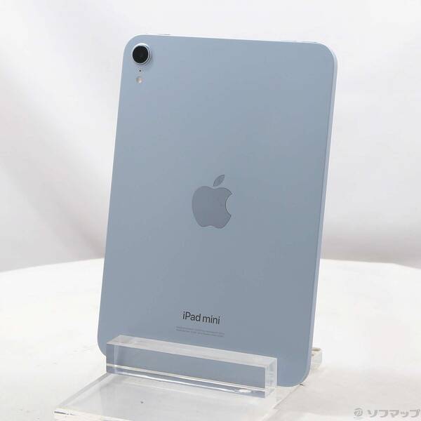 【中古】Apple(アップル) iPad mini(A17 Pro) 128GB ブルー MXN73J／A Wi-Fi 【262-ud】