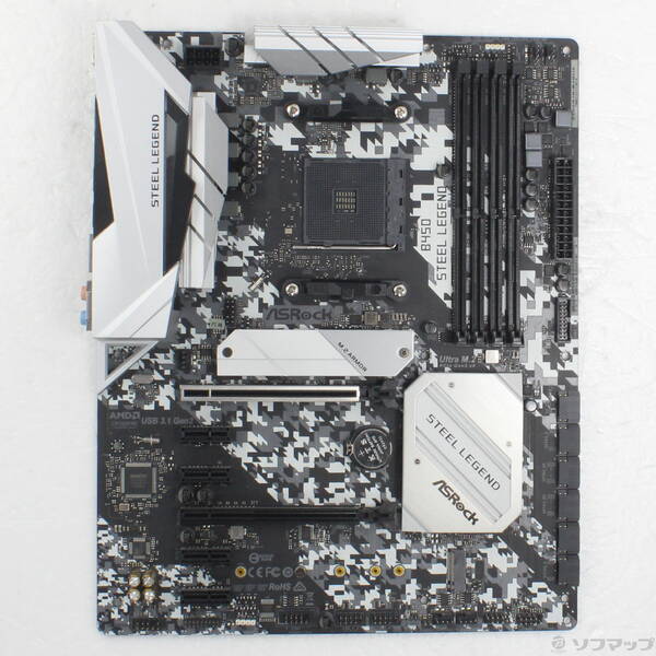 【中古】ASRock(アスロック) B450 Steel Legend 【305-ud】