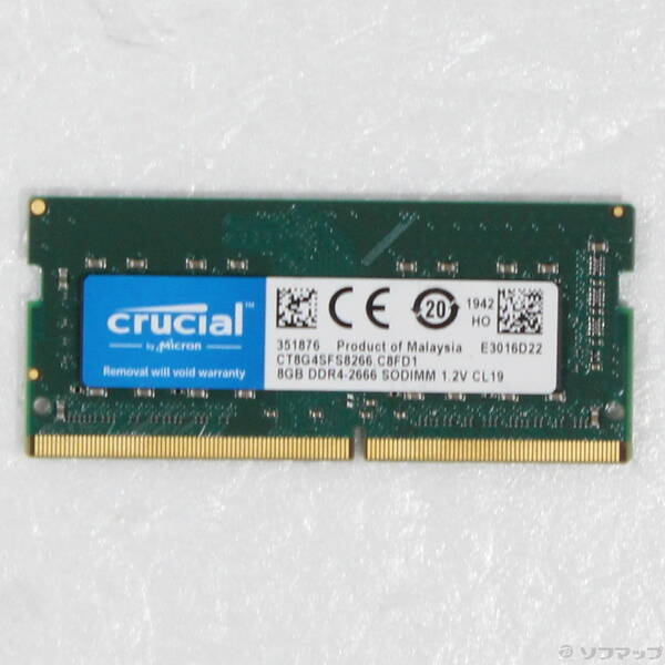 【中古】Crucial CT8G4SFS8266 【262-ud】