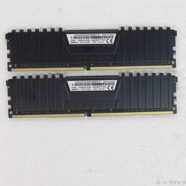 【中古】CORSAIR CMK32GX4M2A2666C16 【305-ud】