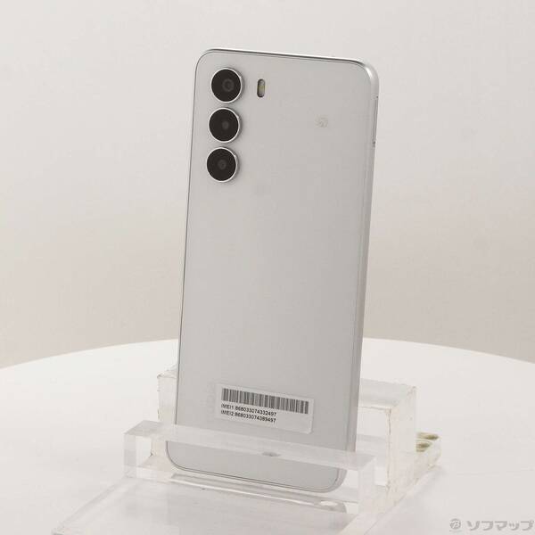 【中古】ZTE nubia S 5G 128GB 白いこと A403ZT Y!mobile SIM無償性 【269-ud】