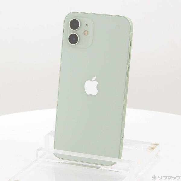 【中古】Apple(アップル) iPhone12 128GB グリーン MGHY3J／A SIMフリー 【247-ud】