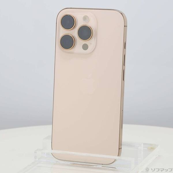 【中古】Apple(アップル) iPhone16 Pro 256GB デザートチタニウム MYN23J／A SIMフリー 【305-ud】