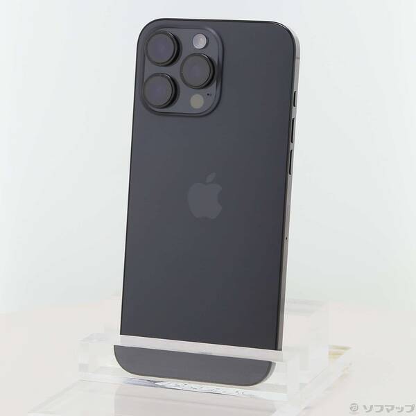 【中古】Apple(アップル) iPhone16 Pro Max 1TB ブラックチタニウム MYWQ3J／A SIMフリー 【269-ud】