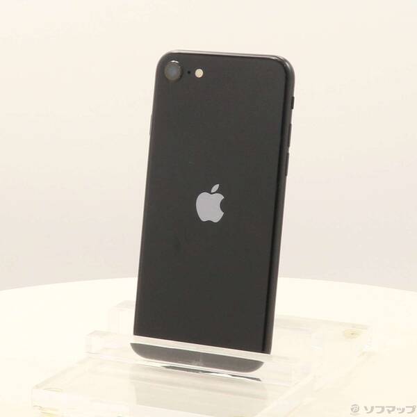【中古】Apple(アップル) iPhone SE 第3世代 64GB ミッドナイト MMYC3J／A SIMフリー 【377-ud】