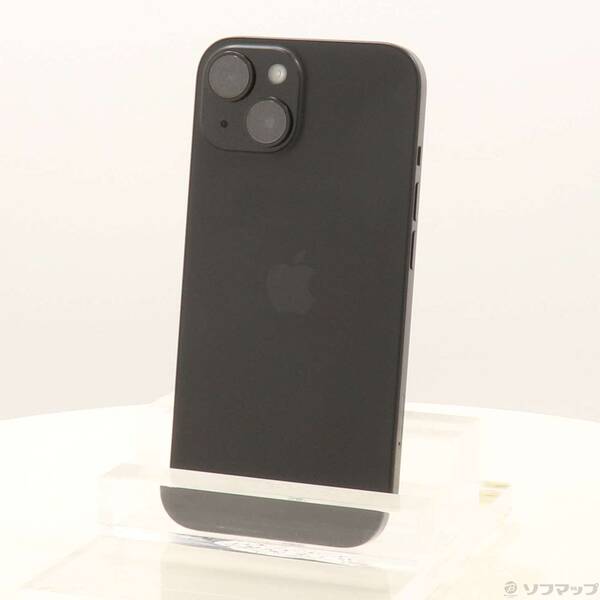 【中古】Apple(アップル) iPhone15 128GB ブラック MTMH3J／A SIMフリー 【262-ud】