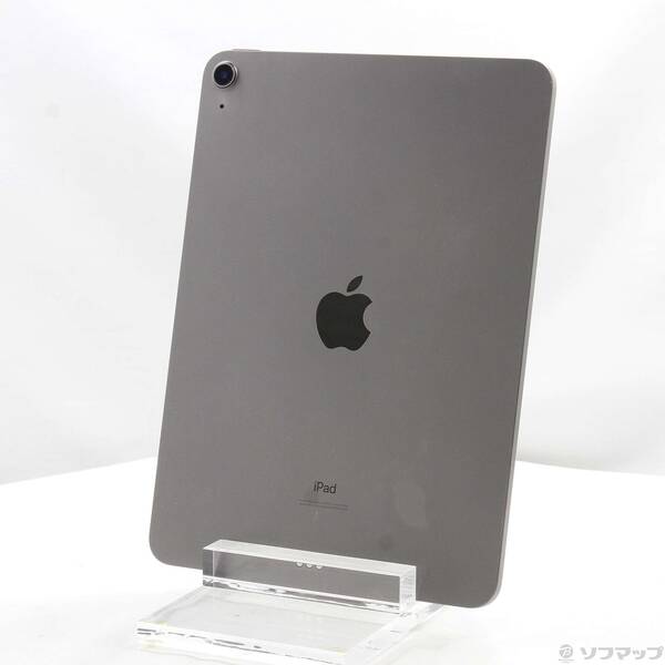【中古】Apple(アップル) iPad Air 第4時人 64GB あき場所薄墨色 MYFM2J／A Wi-Fi 【305-ud】